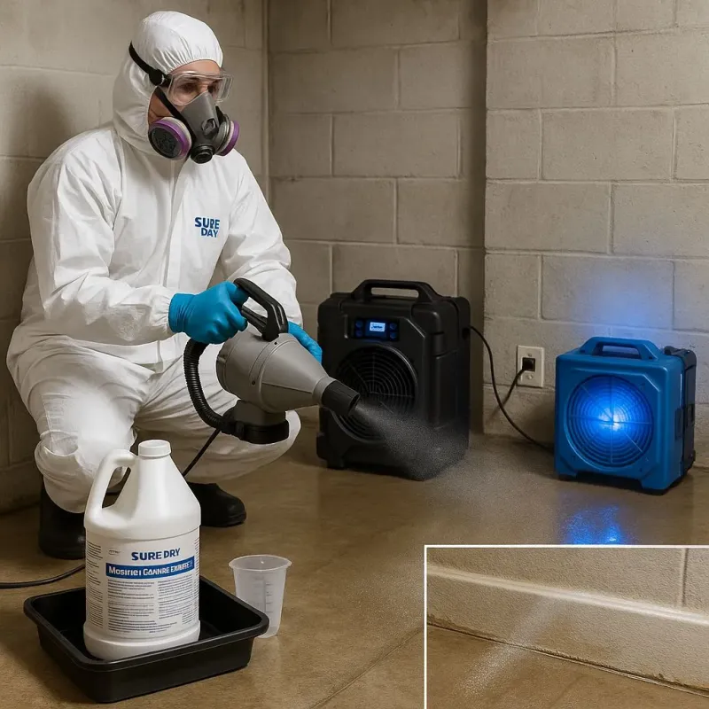 Sanitization and Odor Removal process in Sutton, NH