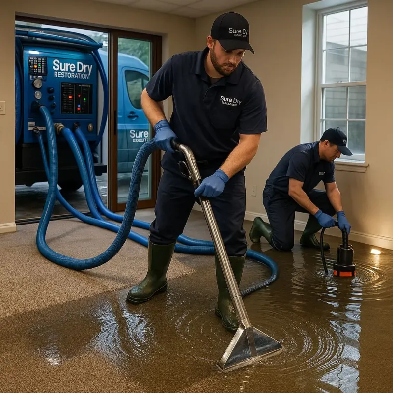 Water Extraction and Removal process in Sutton, NH